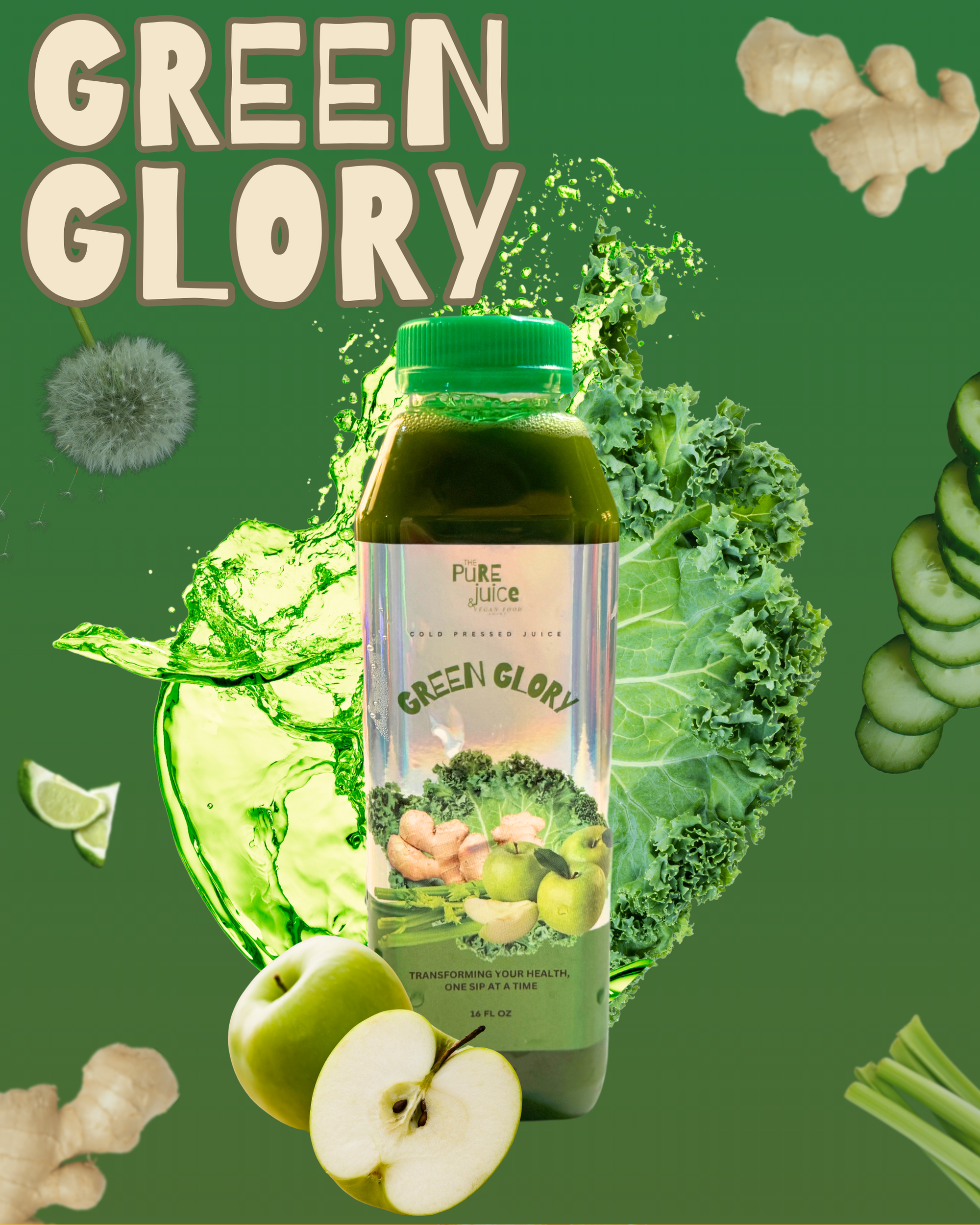 GREEN GLORY – The Pure Juice Vegan Food Joint